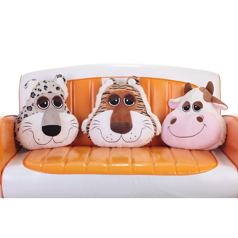 Cojin Animales Leopardo-Tigre-Vaca 36Cm Cojin Animales Leopardo-Tigre-Vaca 36Cm