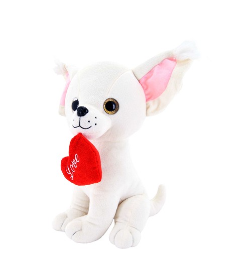 Caniche con Corazón Boca 45 CM