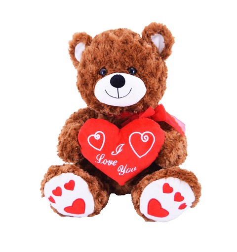 Oso Marron con Corazon Rojo...