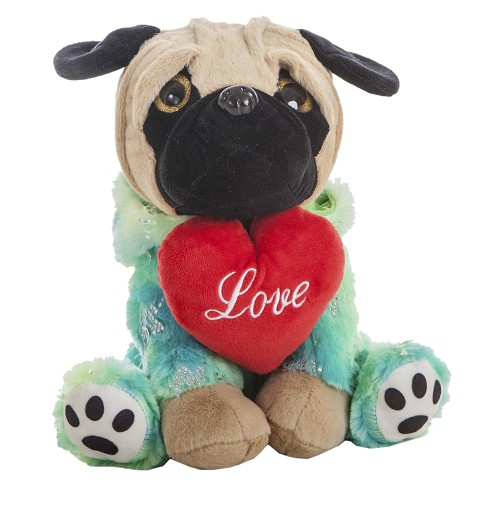 Bulldog de Peluche Corazón...