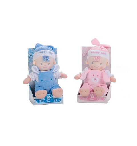 Muñeca Baby 25 cm Rosa En Caja