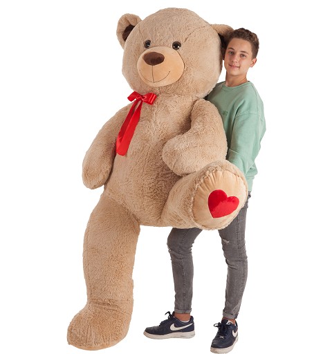 Oso Peluche Gigante 1 M Con Huellitas