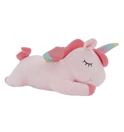 Unicornio Rosa Tumbado 50Cm