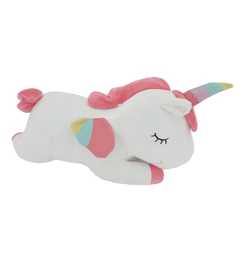 Unicornio Blanco Tumbado 60Cm