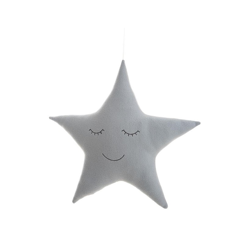 Cojin estrella gris online