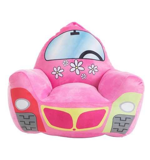 Sillón infantil rosa BABY BRISTOL - Miliboo