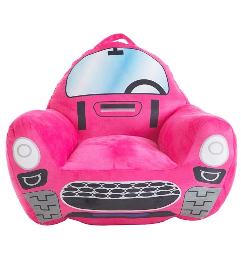 Sillón Infantil Coche Fucsia