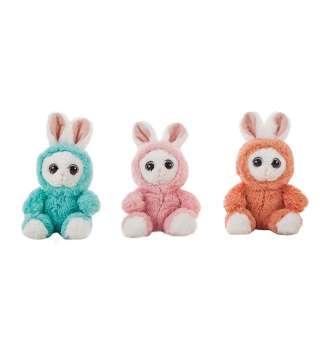 Conejo de peluche rosa deals