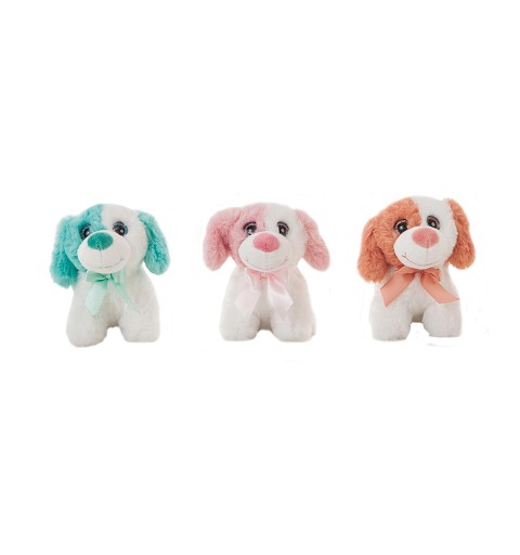 Perritos Peluche Colores 12Cm.