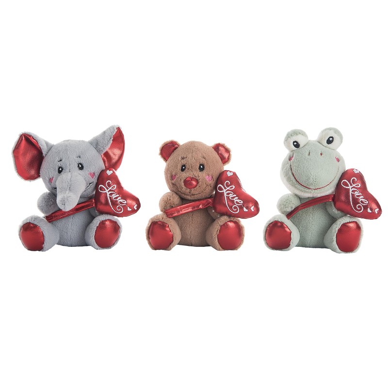 Animalitos de Peluche Corazon 16 cm