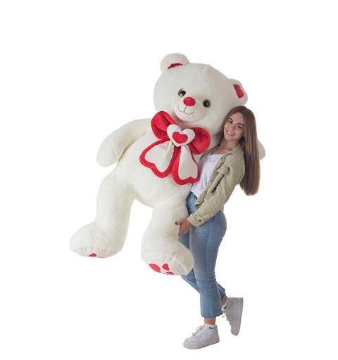 Oso peluche Gigante 1m con Corazón Te Quiero