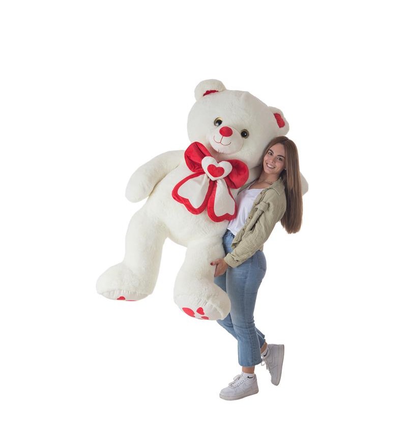 Peluche oso con corazón grande - San Valentín