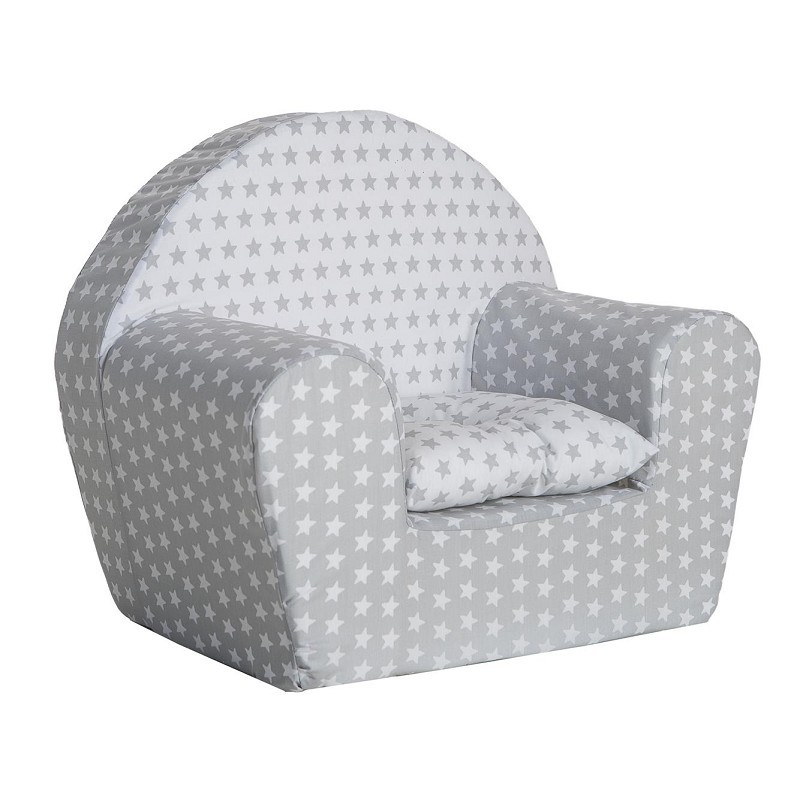 Sillón Infantil Stars 44 x 34 x 53 cm Gris 