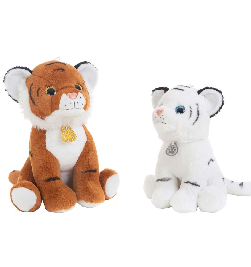 Tigre De Peluche Realista De 30 Cm – Almohada De Felpa Suave Y Decorativa, Regalo Para Niños Y Amantes De Los Animales