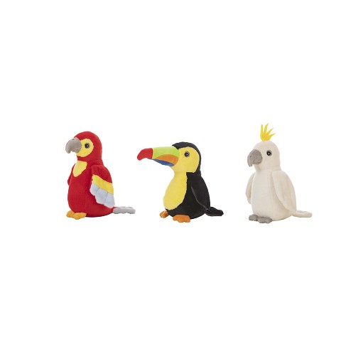 Pajaros de peluche...