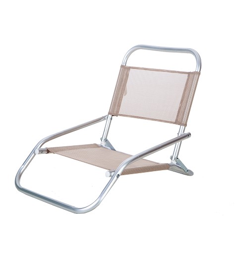 Silla Ras Aluminio Crema