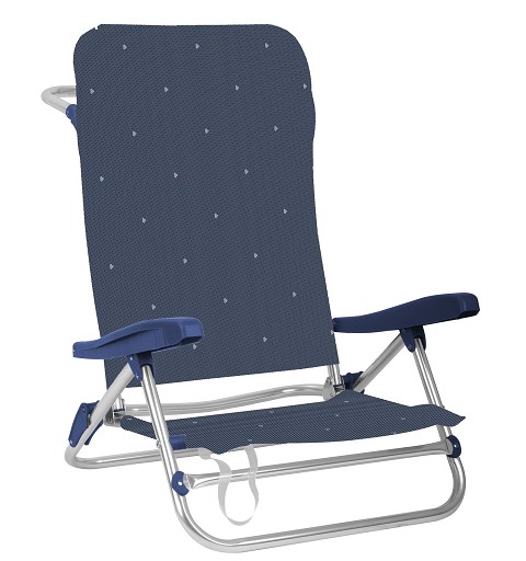 Silla Baja Azul Brillo 5...